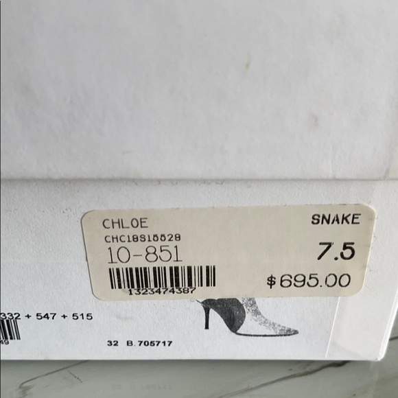 Chloe python mules - Picture 6 of 7